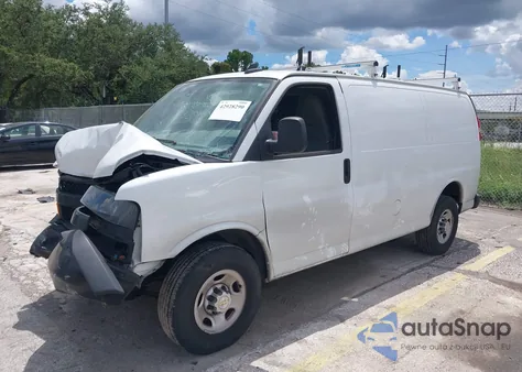 2023 Chevrolet Express Cargo Rwd 2500 Regular Wheelbase Wt из США, поврежденный, VIN 1GCWGAFP9P1179921